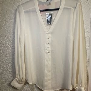 Classy white blouse from Express